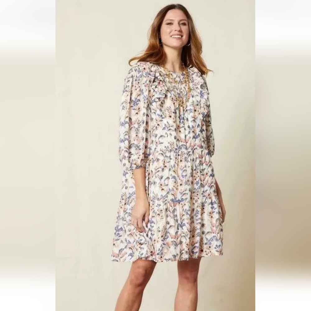 Matilda Jane Good Hart Perennial Florals Ruffled Dress